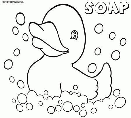 Soap coloring pages | Coloring pages to download and print