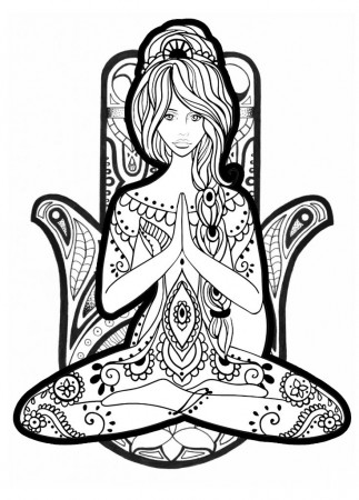 Yoga Coloring Pages – coloring.rocks!