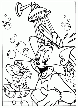 Free Printable Tom And Jerry Coloring Pages For Kids