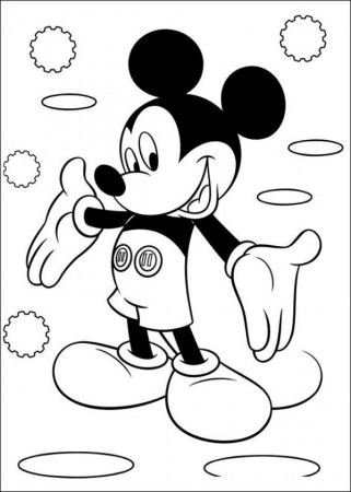 Mickey mouse coloring pages to print to download and print for free