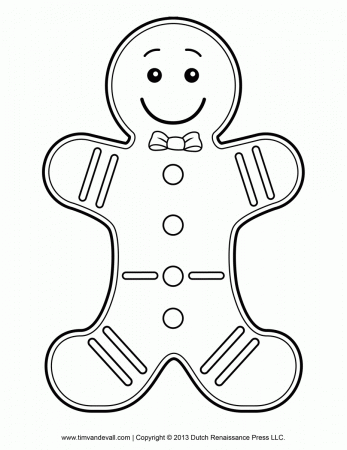 Color By Number Gingerbread Man Coloring Pages - Coloring Pages ...