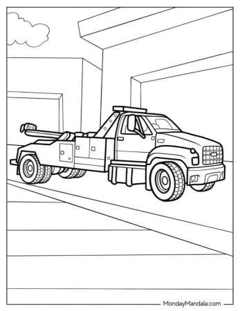34 Truck Coloring Pages (Free PDF Printables)