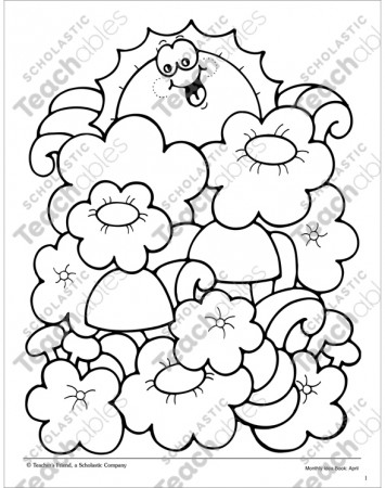 Spring Coloring Page | Printable Coloring Pages