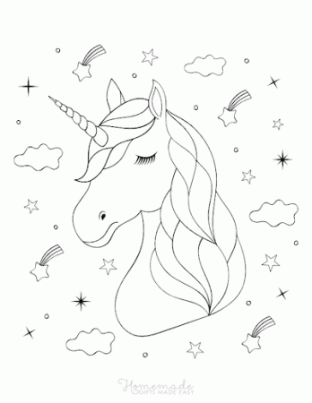 Magical Unicorn Coloring Pages for Kids & Adults