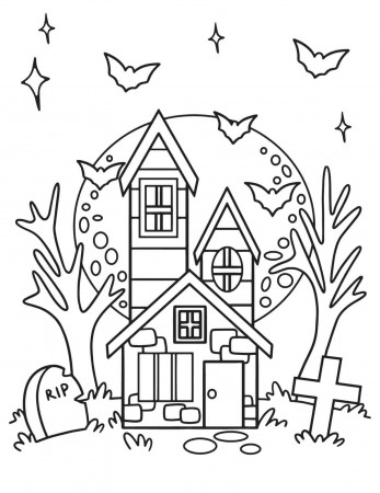 30 Free Halloween Coloring Pages for Kids & Adults - Prudent Penny Pincher