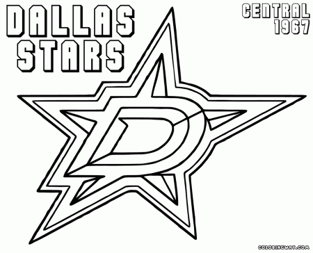 NHL logos coloring pages | Coloring pages to download and print