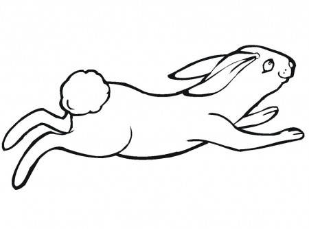 Jumping Jack Rabbit Coloring Page - Free Printable Coloring Pages for Kids