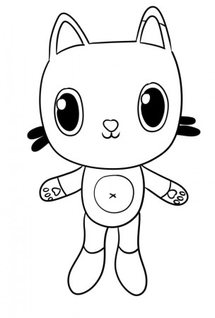 Pandy Paws from Gabby's Dollhouse coloring page