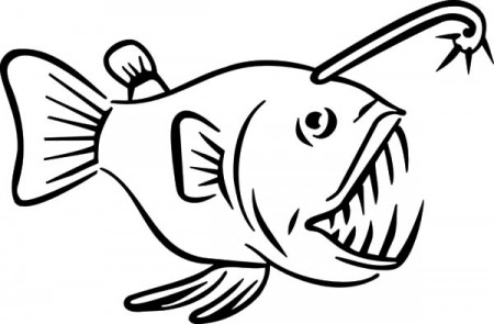 Angler Fish Coloring Pages - Get Coloring Pages