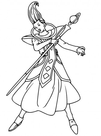 cool whis Coloring Page - Anime Coloring Pages