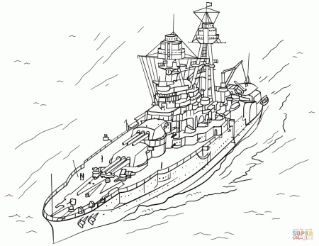 USS Arizona coloring page | Free Printable Coloring Pages