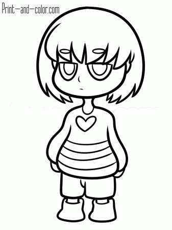 Undertale coloring pages | Print and Color.com