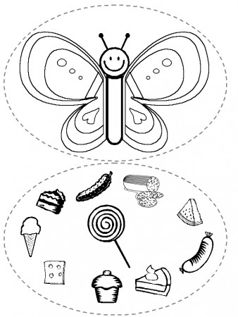 Very Hungry Caterpillar Coloring Page the very hungry caterpillar ...