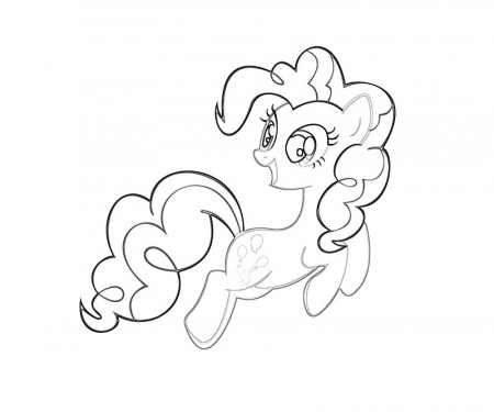 Pinkie Pie Coloring Page - Clip Art Library