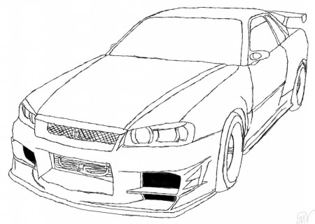 Nissan gtr coloring pagesglobalperspectives.info