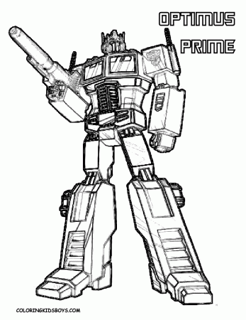 Transformers (Superheroes) – Printable coloring pages