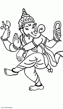 Lord Ganesha Coloring Pages Printable Ganesha Dancing Coloring Pages | Coloring  Pages | Ganesha drawing, Elephant drawing, Hindu elephant