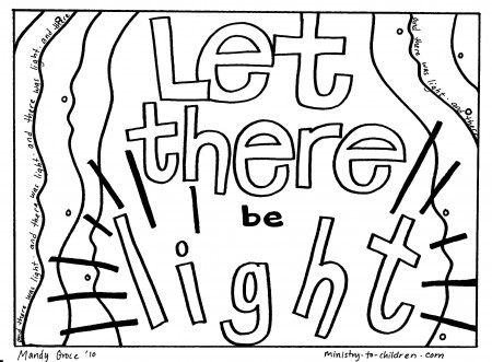 Creation Coloring Pages (Easy Print PDF) Ministry-To-Children
