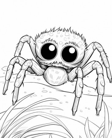 Lucas The Spider coloring pages