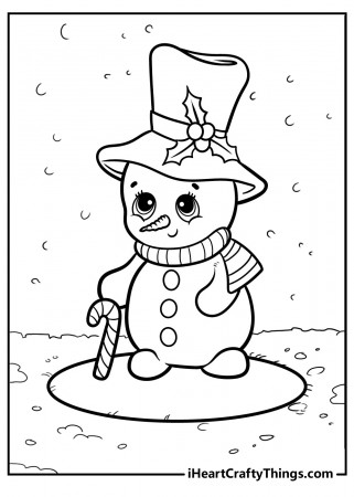 Snowman Coloring Pages (100% Free ...