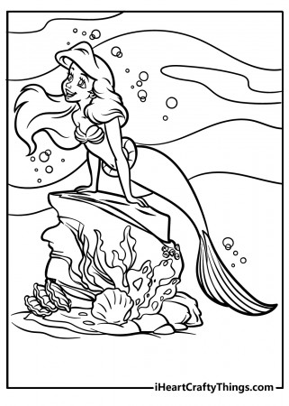Printable Ariel Coloring Pages (Updated 2023)