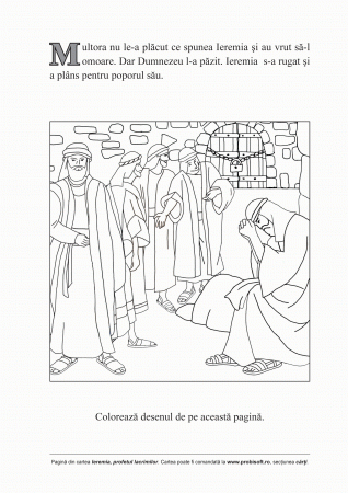 proBIsoft - Activity and colouring books - Jeremiah, the prophet ...