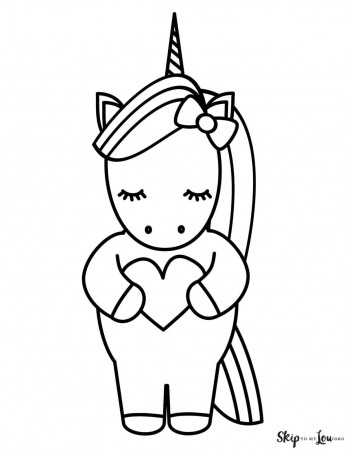 15 Magical Unicorn Coloring Pages {Print for Free} | Skip To My Lou