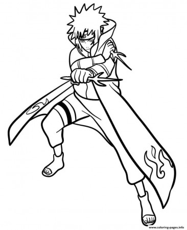 Minato Namikaze Coloring page Printable