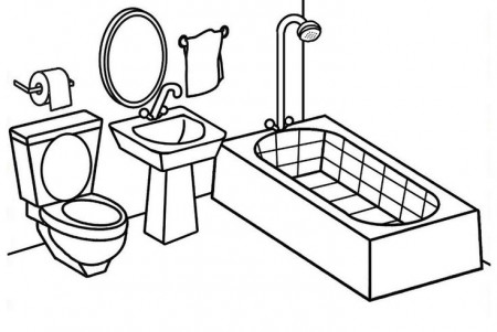 bathroom coloring and activity sheet | Abstract coloring pages, Coloring  pages, Activity sheets