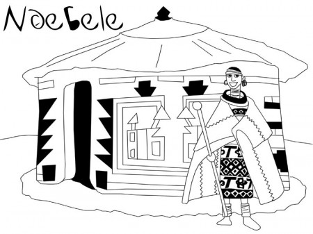 ndebele colouring in pages - Google Search | Coloring pages, Black ...