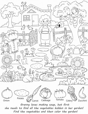 Hidden Picture Coloring Sheets Fresh tomatoes Coloring Pages in 2020 |  Hidden pictures, Printable puzzles for kids, Coloring pages