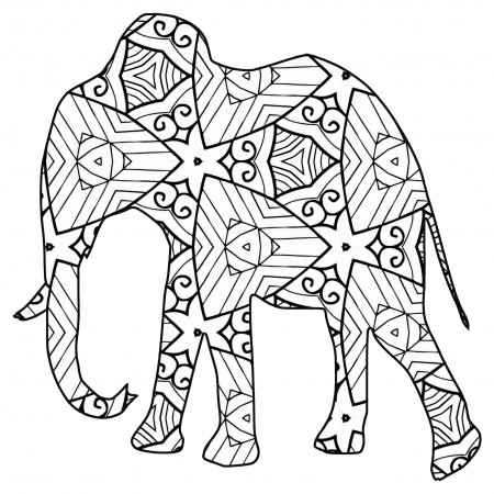 Coloring Pages : Coloring Staggering Animal Photo For Adults Free ...