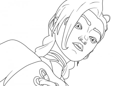 Jinx from Arcane coloring page ...