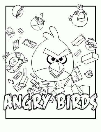 Angry Birds Coloring Pages 7 | Free Printable Coloring Pages 