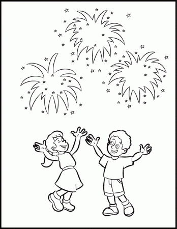 Fireworks | Coloring