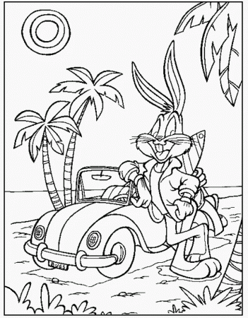 Bunny Coloring Pages | ColoringMates.