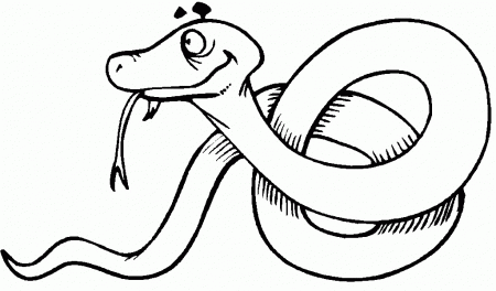 Related Pictures Snake Coloring Page Cute Snake Coloring Page 