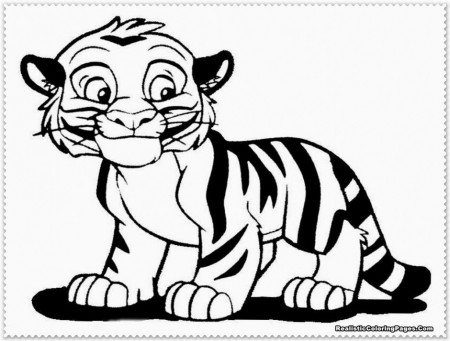 Baby Tiger Coloring Pages Hagio Graphic 220342 Coloring Page Tiger