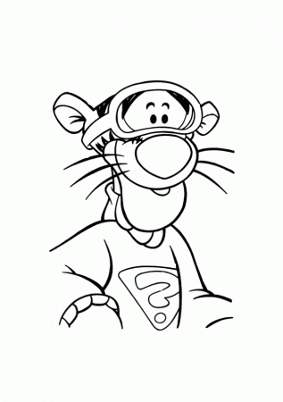 Tigger Coloring Pages – 640×906 Coloring picture animal and car 