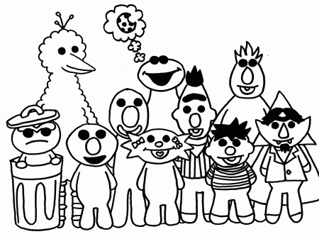 Sesame Street Vector Characters by JoniGodoy