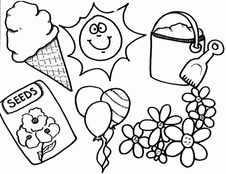 new spring and summer coloring pages for preschoolers 2014 