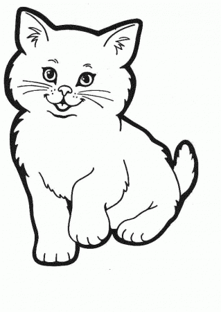 Cartoon Cats Colouring Pages Car Pictures