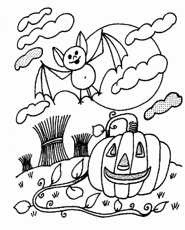 Halloween Colouring Sheets For Kids