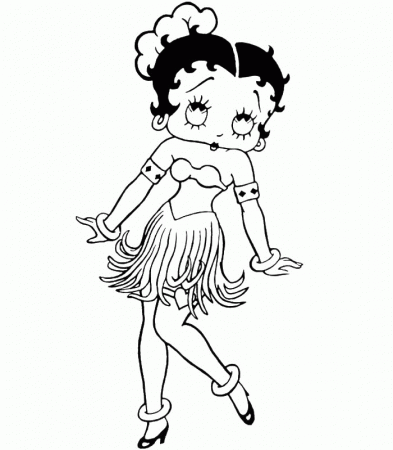 Betty Boop Printable Coloring Pages | Kids Coloring Pages 