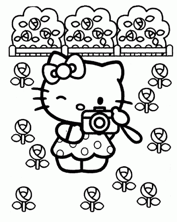 Color Test Print Page | Hello Kitty Coloring Pages | Printable 