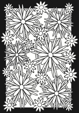 Color By Number Flower Coloring Pages | Free coloring pages for kids