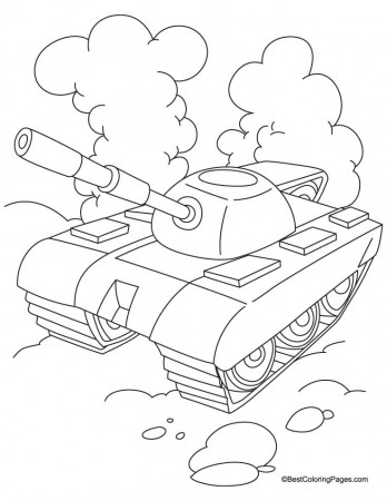 World Of Tanks Coloring Pages