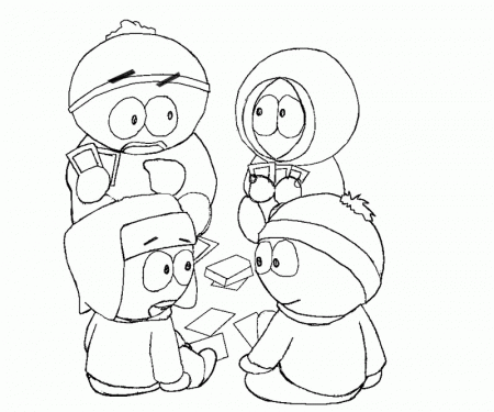 South Park Coloring Page