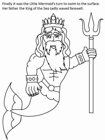 Printable Little Mermaid Color3b Cartoons Coloring Pages 