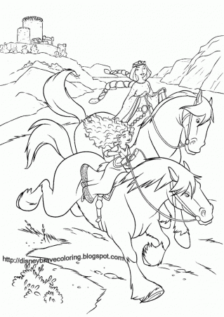 Online Brave Coloring Pages High Definition | ViolasGallery.